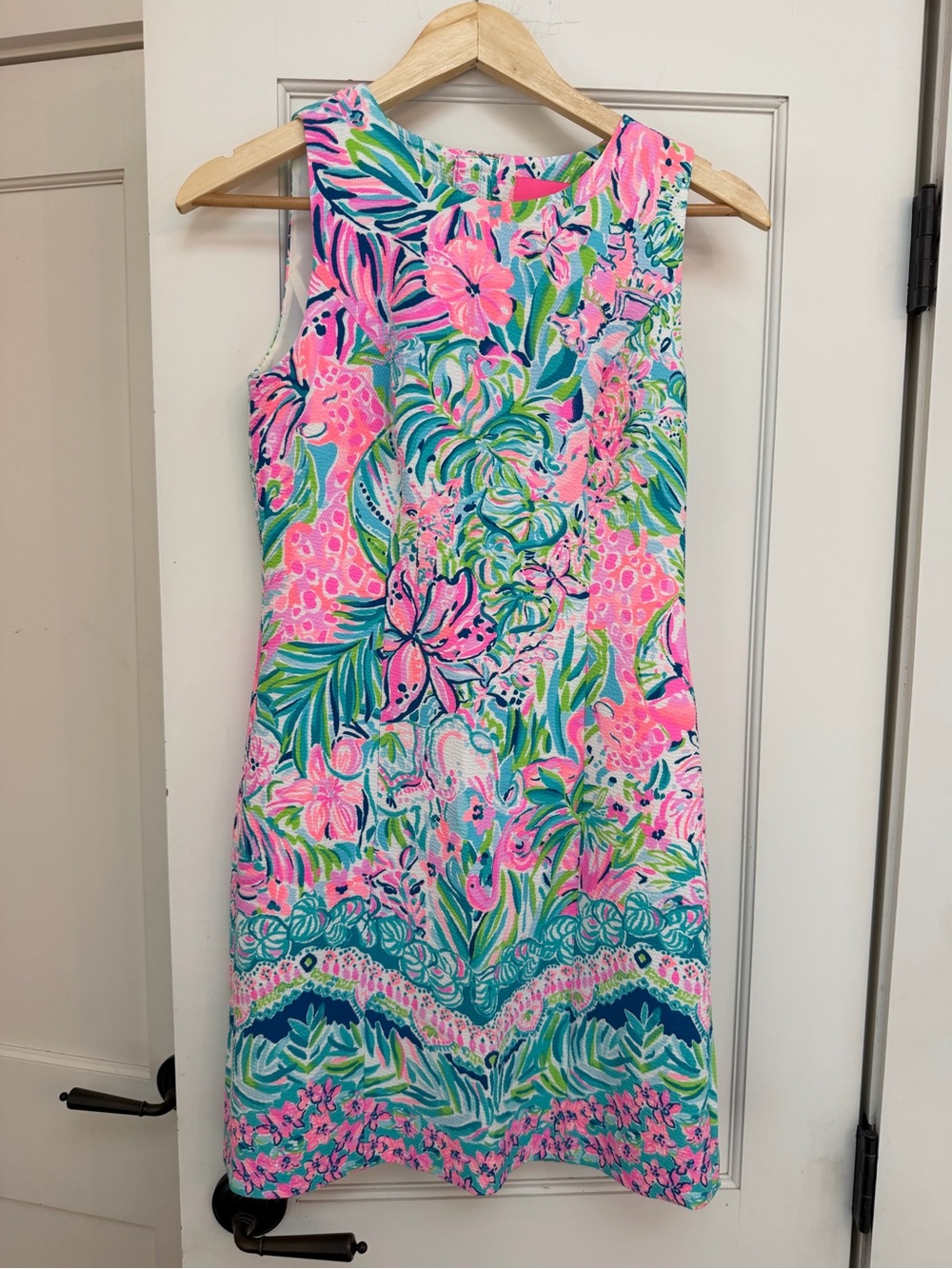 NWT LILLY PULIZTER MILA STRETCH SHIFT DRESS SIZE 00